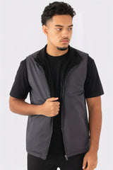 THE REVERSIBLE SUEDE GILET