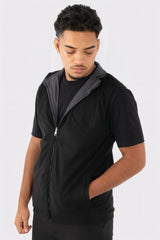 THE REVERSIBLE SUEDE GILET