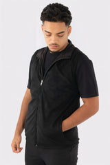 THE REVERSIBLE SUEDE GILET