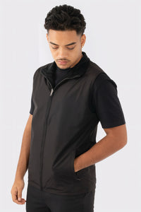 THE REVERSIBLE SUEDE GILET