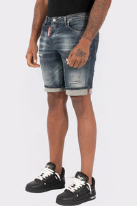 THE SLIMFIT STRETCH SHORT JEANS