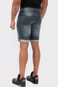 THE SLIMFIT STRETCH SHORT JEANS
