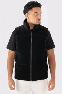 THE LUXE SATIN PUFFER BODYWARMER