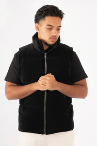 THE LUXE SATIN PUFFER BODYWARMER