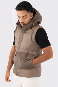 THE TWO-TONE HOODED BODYWARMER