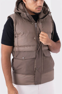 THE TWO-TONE HOODED BODYWARMER