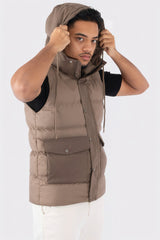 THE TWO-TONE HOODED BODYWARMER