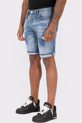 THE SLIMFIT STRETCH SHORT JEANS