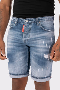 THE SLIMFIT STRETCH SHORT JEANS