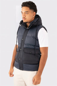 THE TWO-TONE HOODED BODYWARMER