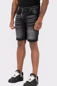 THE SLIMFIT STRETCH SHORT JEANS
