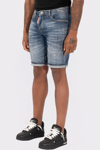 THE SLIMFIT STRETCH SHORT JEANS