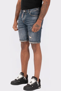 THE SLIMFIT STRETCH SHORT JEANS