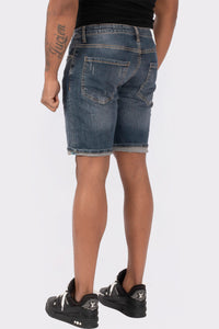 THE SLIMFIT STRETCH SHORT JEANS