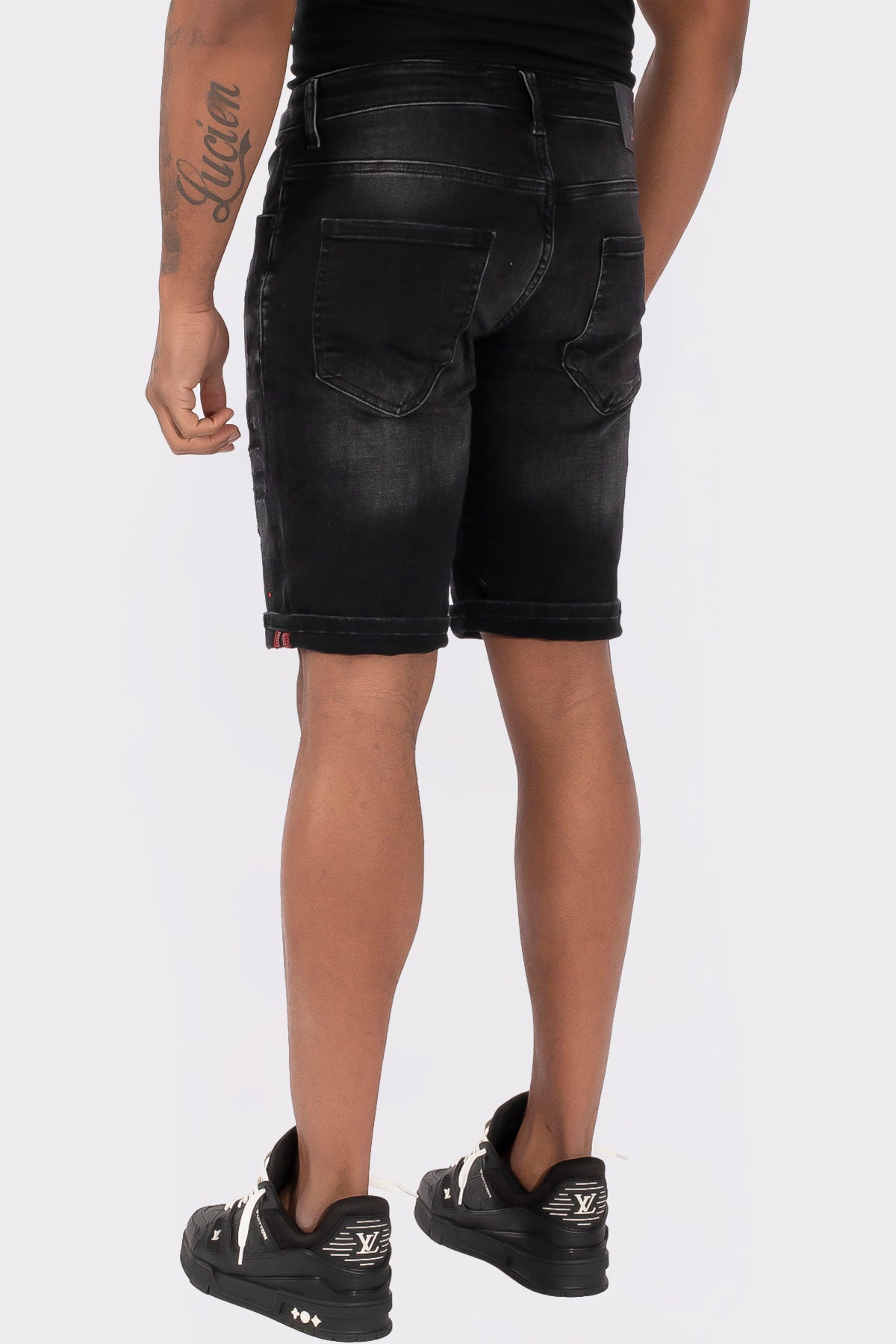 THE SLIMFIT STRETCH SHORT JEANS