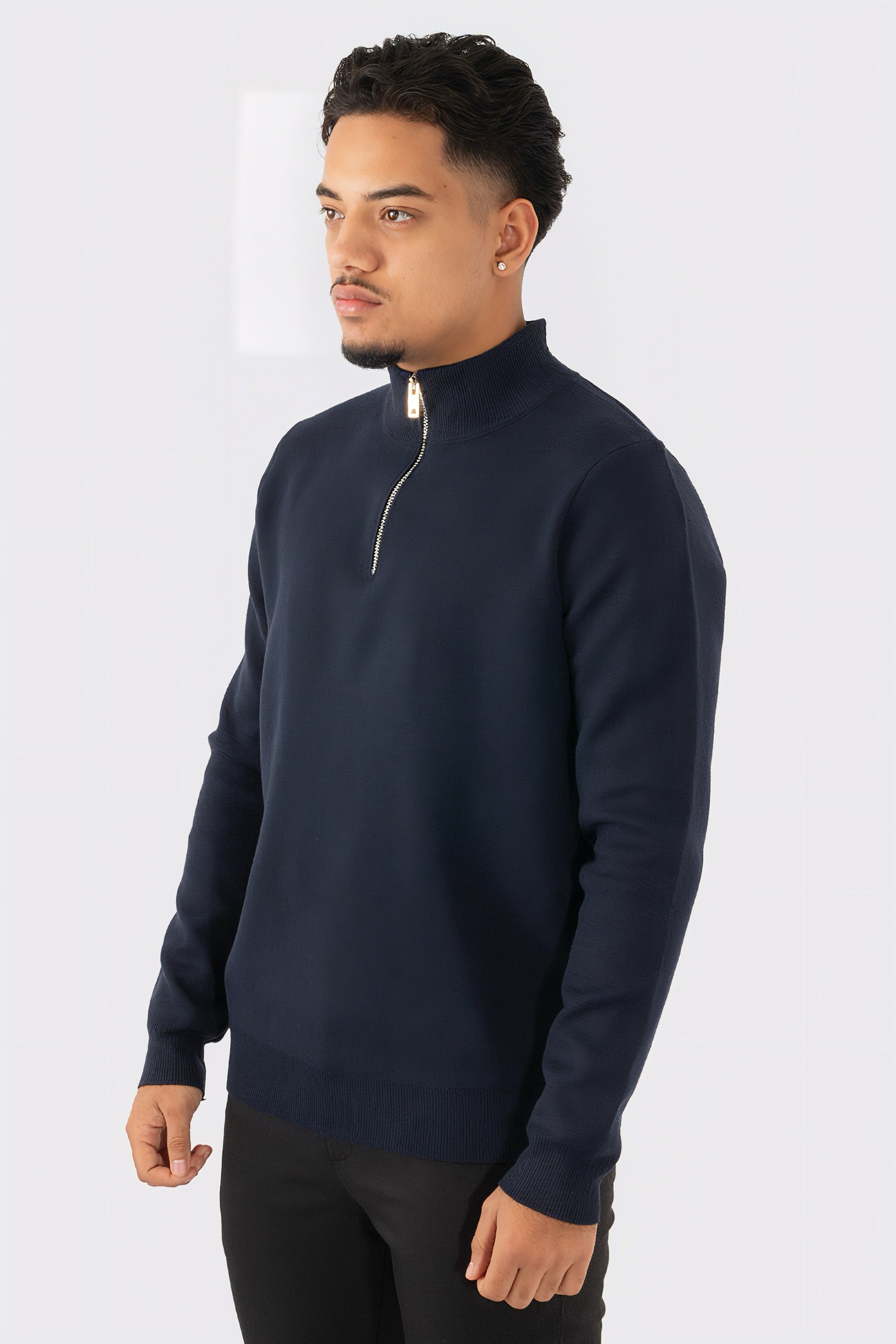THE OSLO KNIT HALF-ZIP