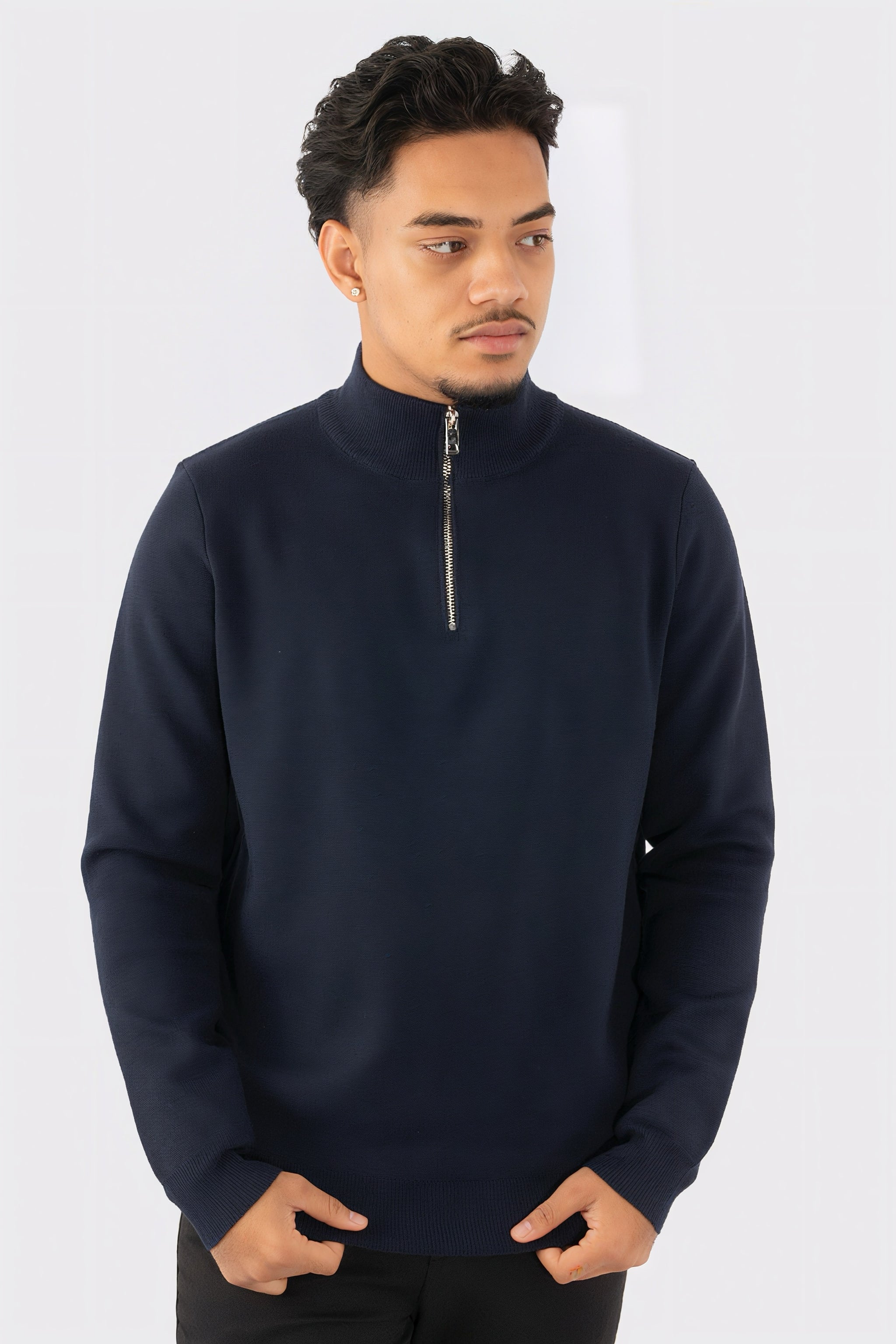 THE OSLO KNIT HALF-ZIP