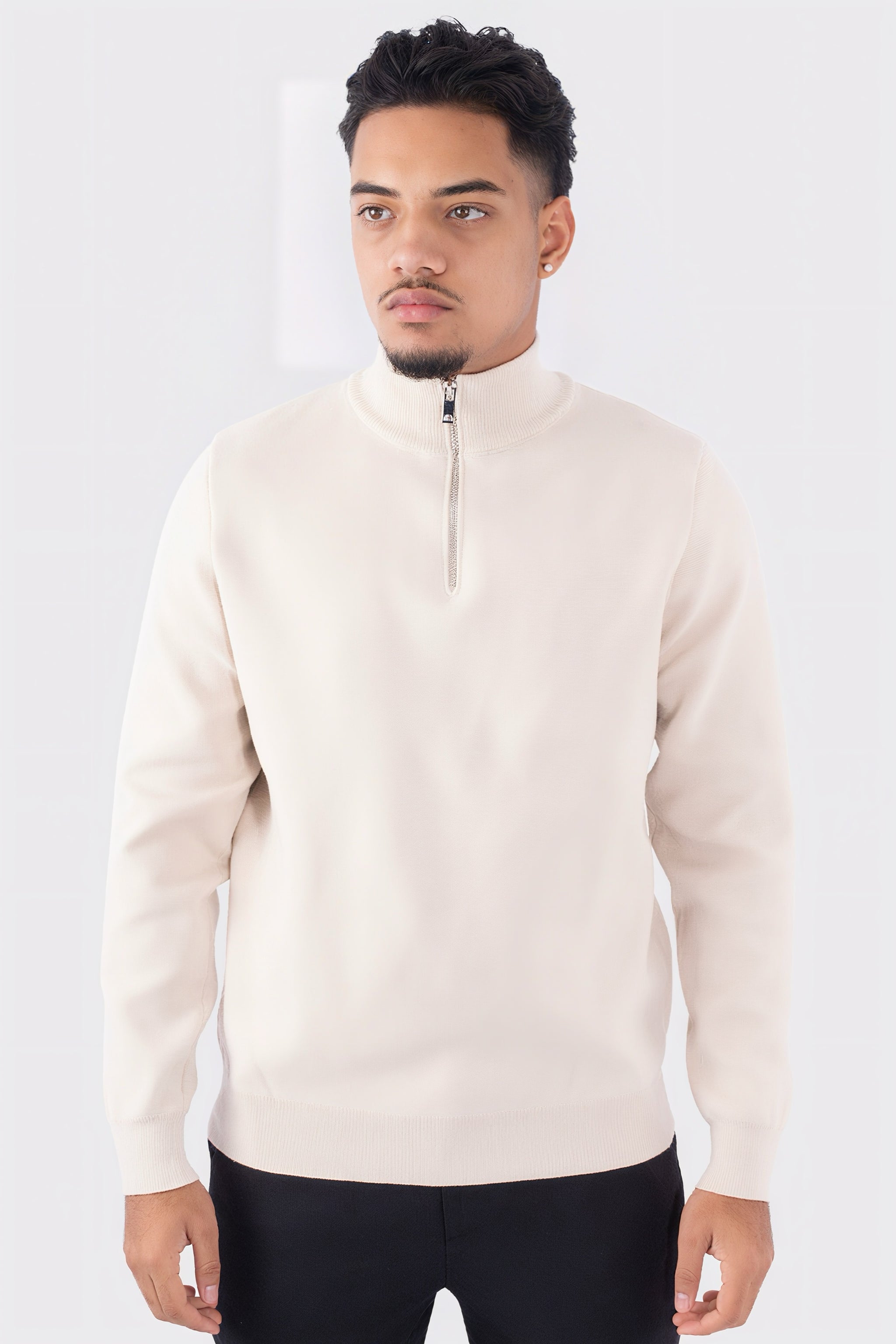 THE OSLO KNIT HALF-ZIP