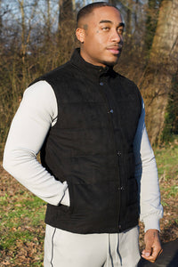 THE MONACO SUEDE BODYWARMER