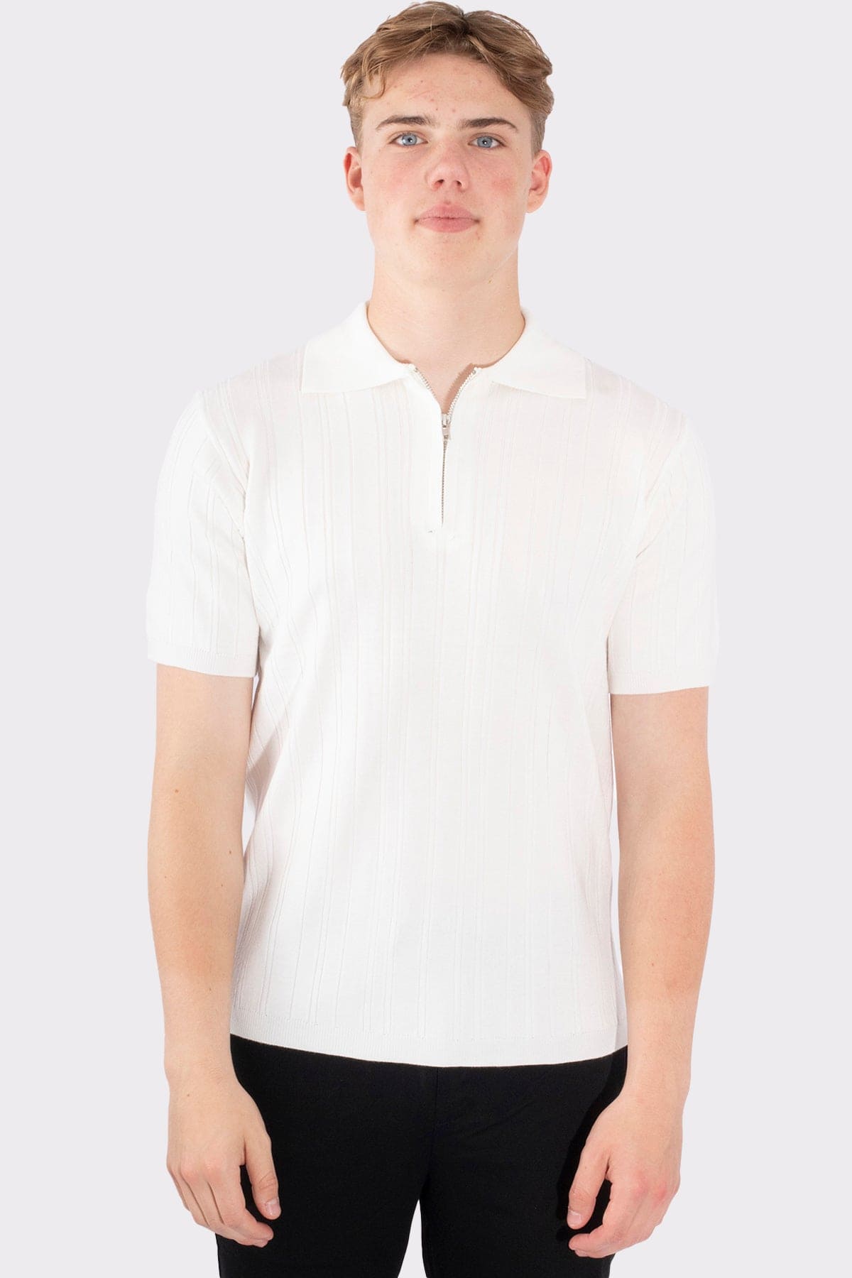 THE MILANO ZIPPED POLO