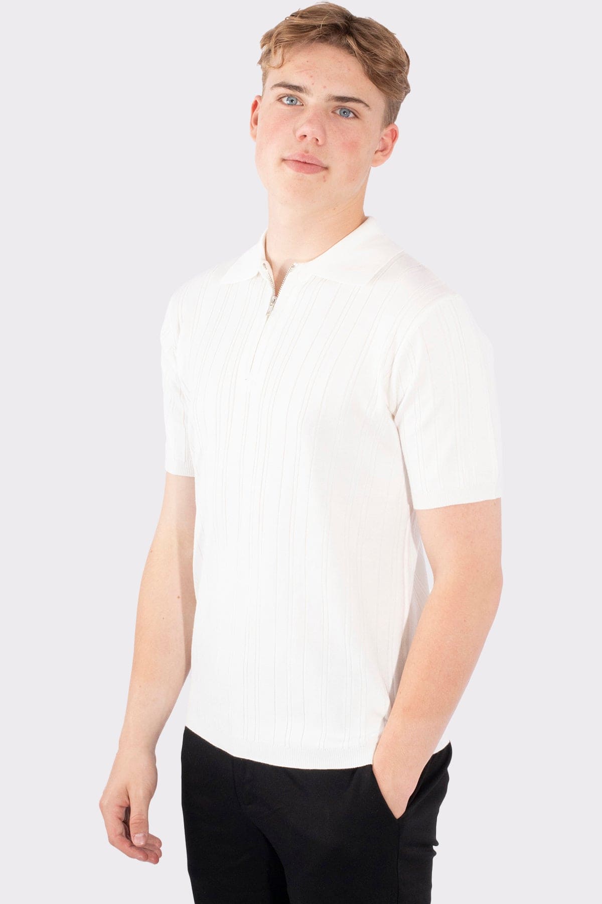 THE MILANO ZIPPED POLO