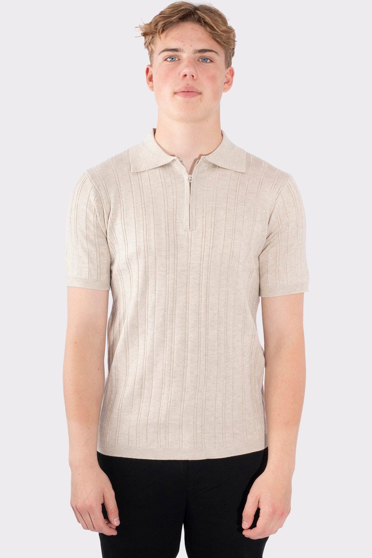 THE MILANO ZIPPED POLO