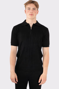 THE MILANO ZIPPED POLO