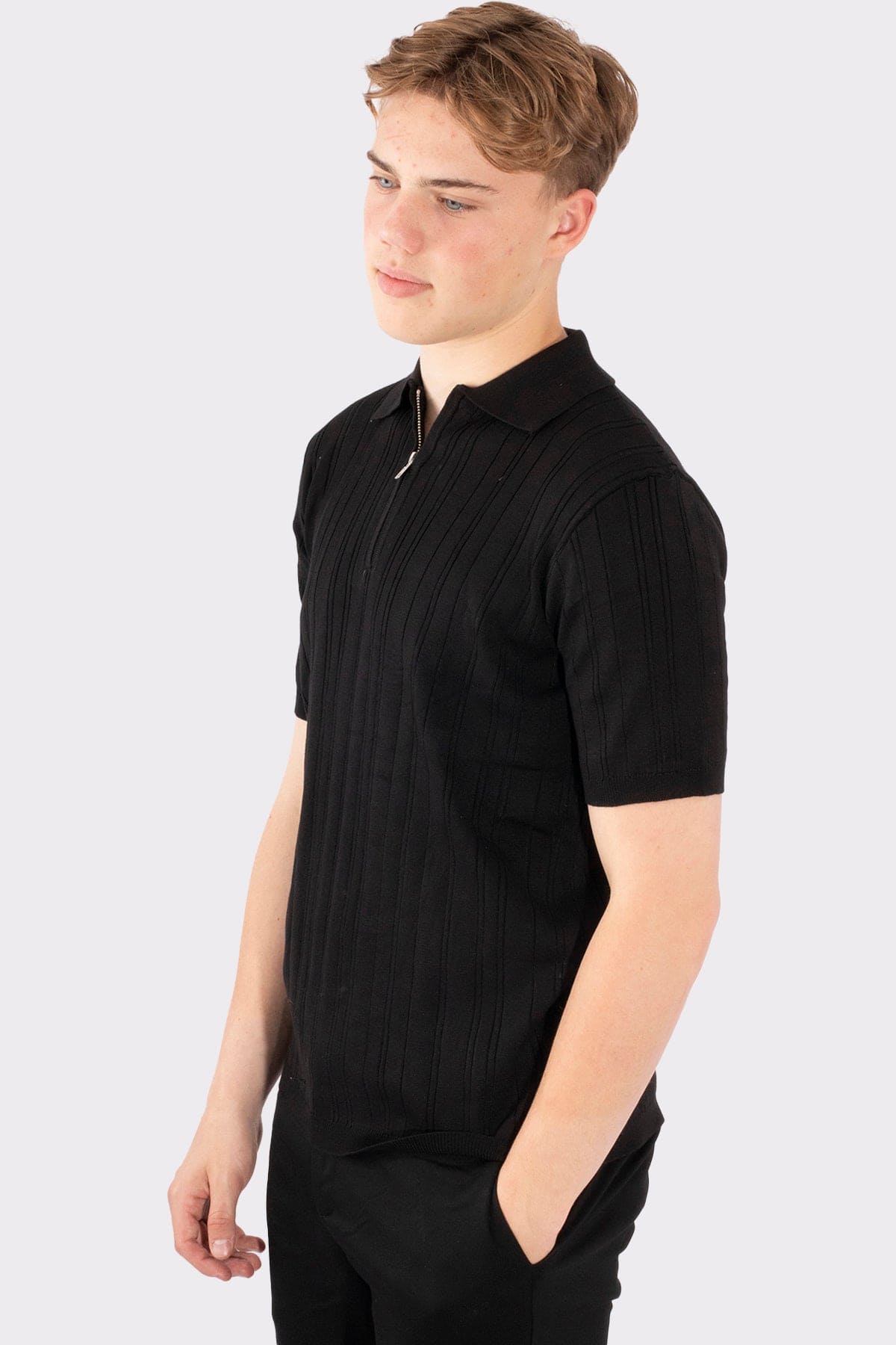 THE MILANO ZIPPED POLO