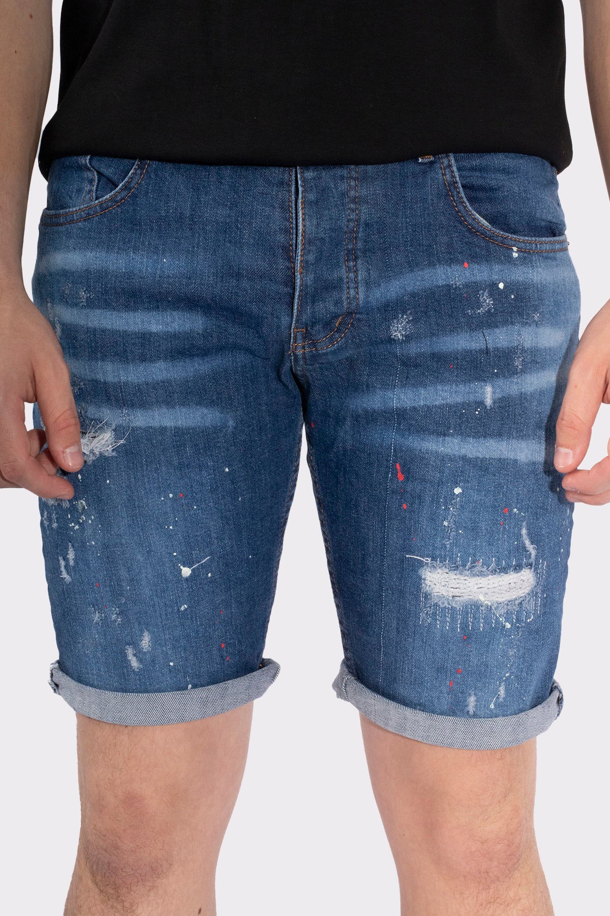 VIBES ICON  STRETCH SHORT JEANS