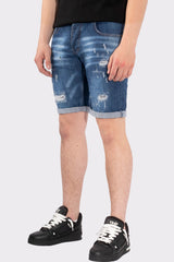 VIBES ICON STRECH SHORT JEANS