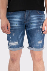 VIBES ICON STRECH SHORT JEANS