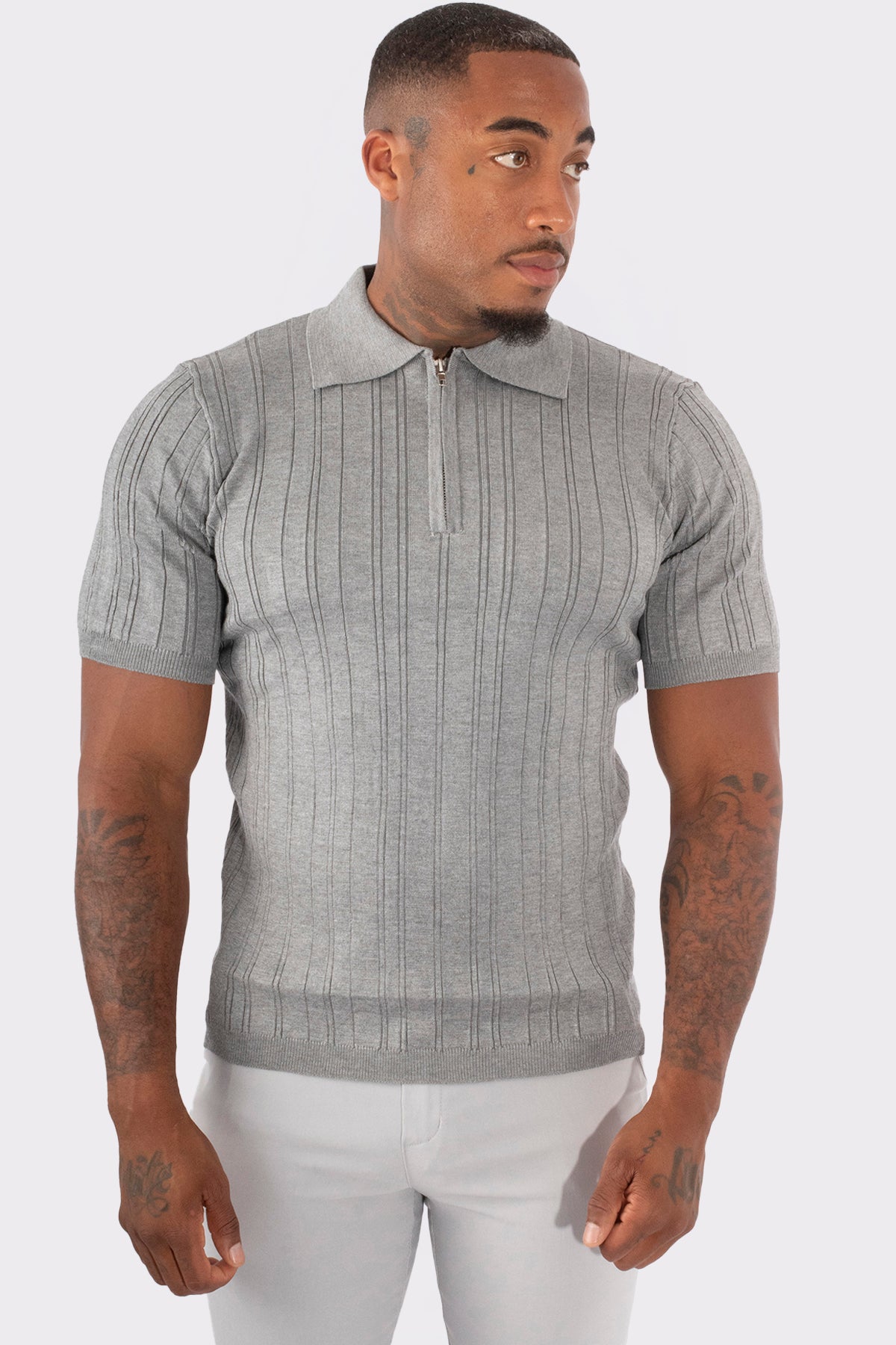 THE MILANO ZIPPED POLO