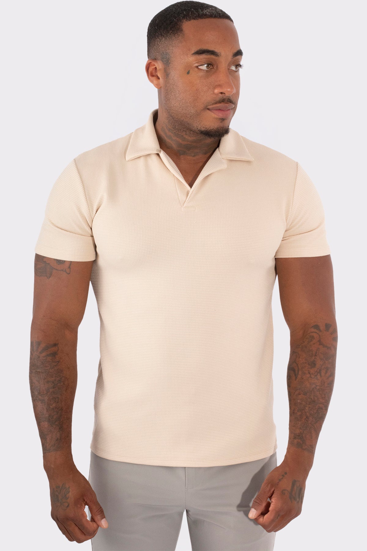 THE HOUSTON V NECK POLO