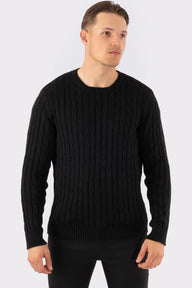 THE CABLE CREWNECK SWEATER