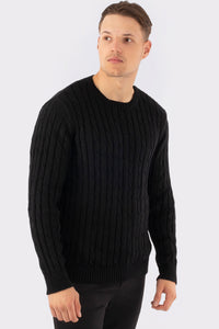 THE CABLE CREWNECK SWEATER