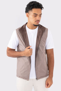 THE REVERSIBLE PADDED GILET