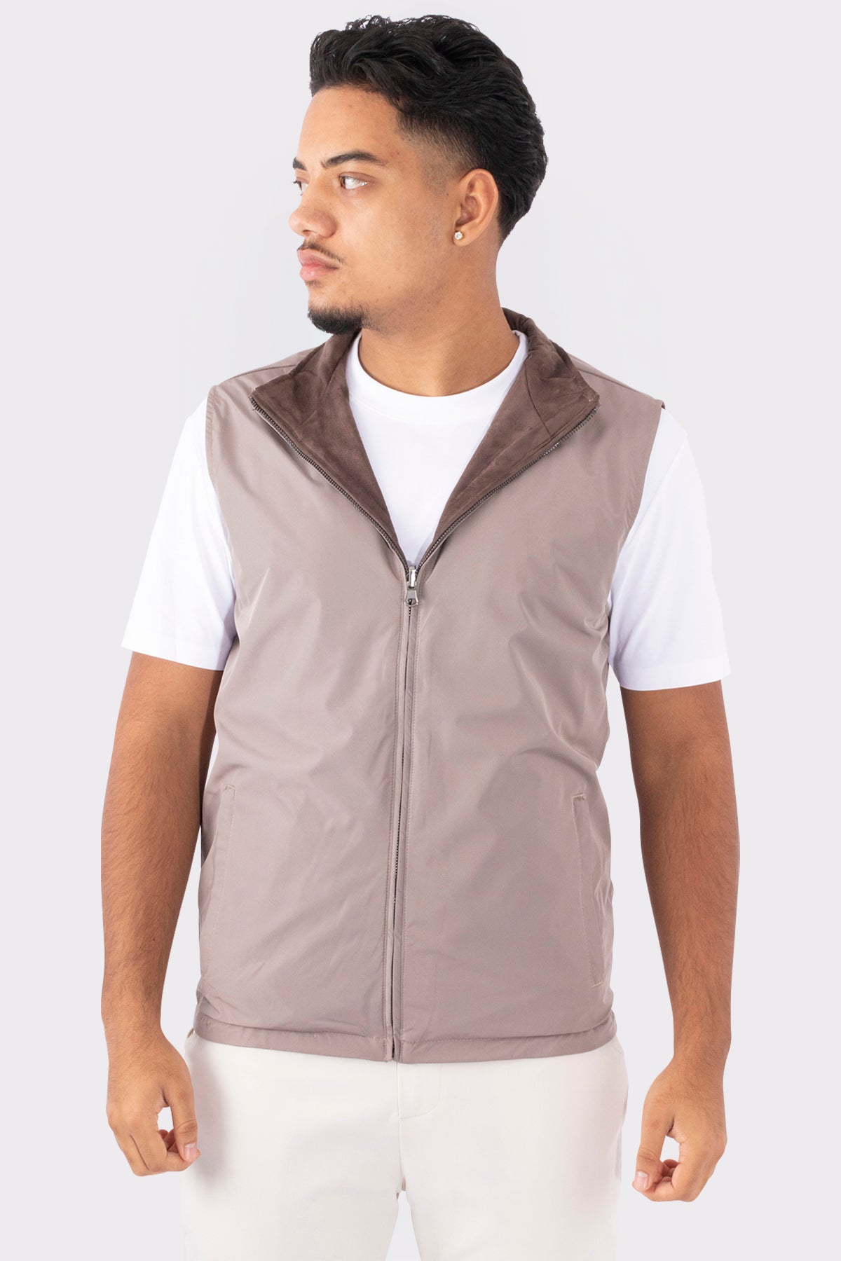 THE REVERSIBLE PADDED GILET