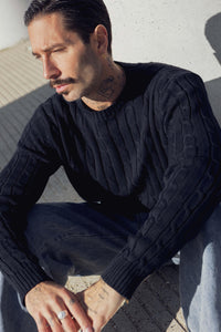 THE CABLE CREWNECK SWEATER