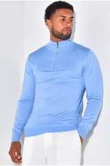 THE BARON ZIPPED TURTLENECK
