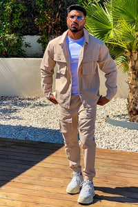 THE BERLIN CARGO PAK - MET KNOOPSLUITING HANDIGE ZAKKEN OP BROEK EN VEST (6915376873555)