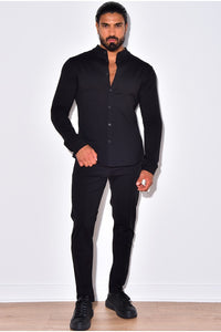 THE AZVA COMBI SET - RONDE KRAAG & STRETCH PANTALON (6879500959827)