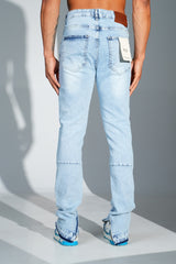 THE IKAO ZIPPED DENIM