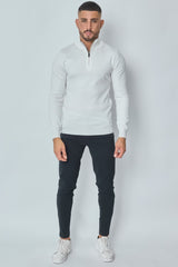 THE BARON ZIPPED TURTLENECK