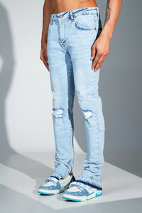 THE IKAO ZIPPED DENIM