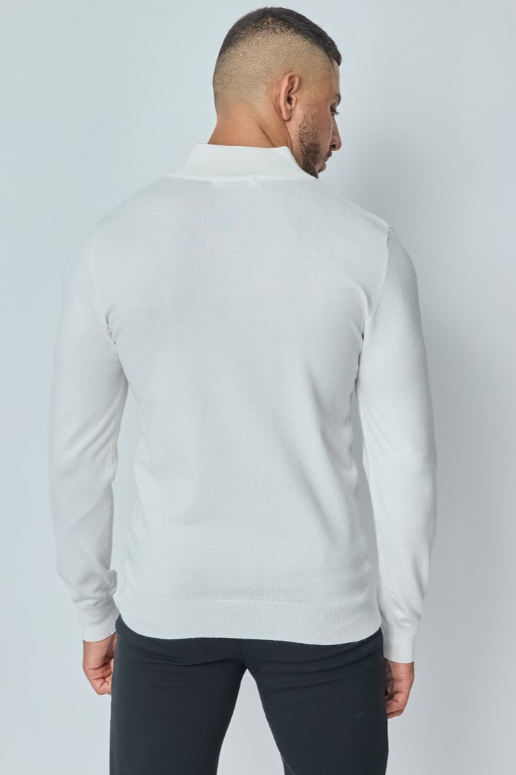 THE BARON ZIPPED TURTLENECK