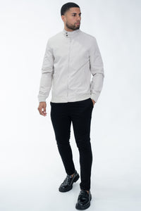 THE ARLON SUEDE JAS - CASUAL EN BASIC - ZWART (9257754755410)