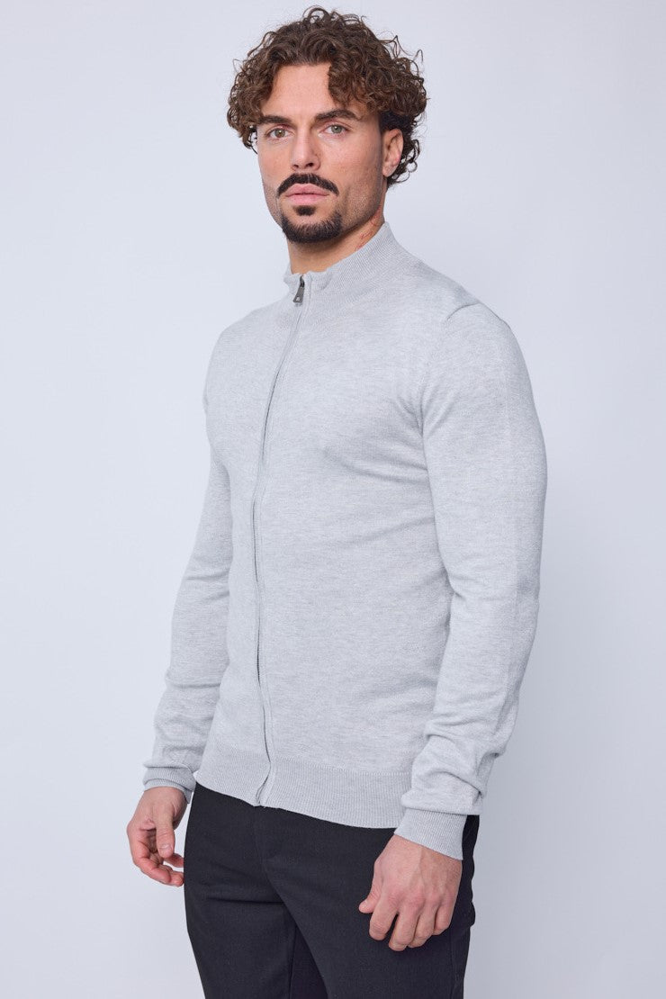 THE BELFORT FULL ZIP SWEATER