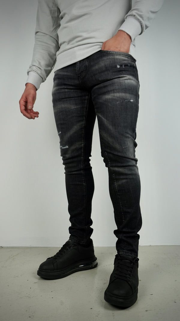 DutchVibes Plus Size 'Polaris' Slim Fit Stretch Jeans Voor Heren