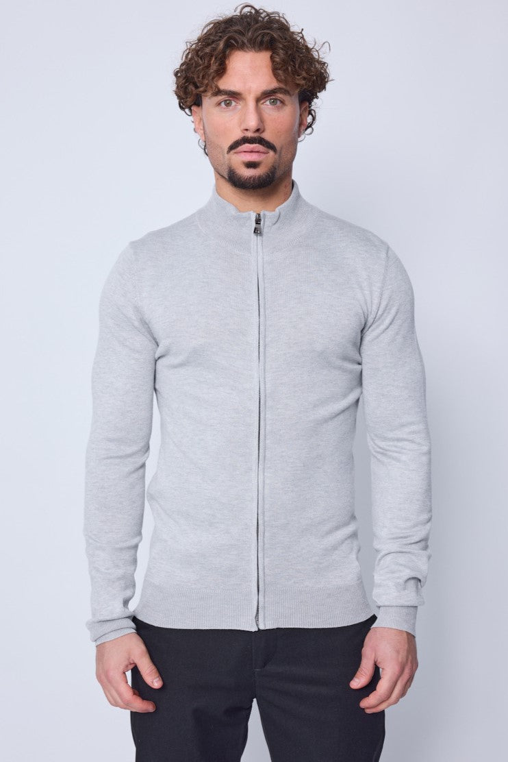 THE BELFORT FULL ZIP SWEATER