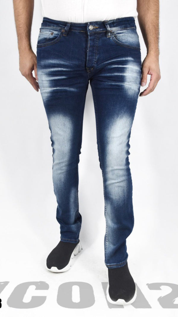 The ICON 'Sandro' Slim Fit Stretch Jeans voor Heren
